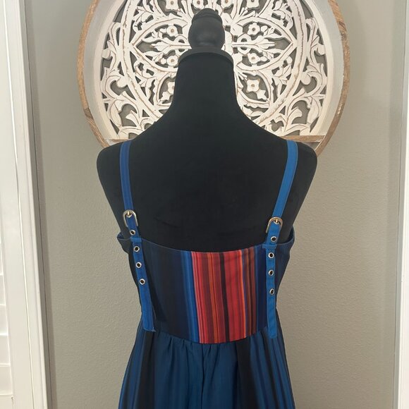 Anthropologie Nikita Mhaisalkar Maxi Dress Multicolor Print SZ4 Flowy Boho Dress - Picture 11 of 14